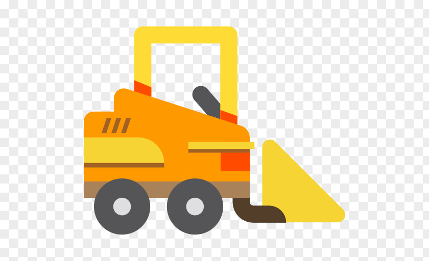 Hand-painted Bulldozers Excavator Architectural Engineering Bulldozer Icon PNG