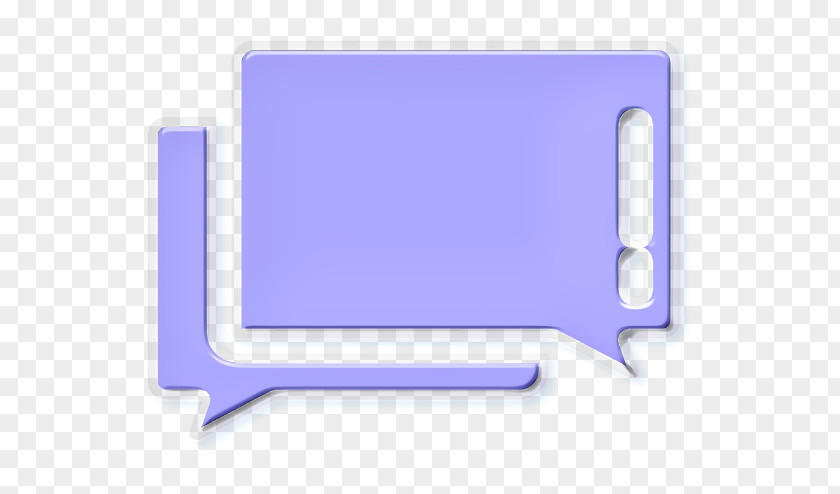 Rectangle Electric Blue Chat Icon Facebook Inbox PNG