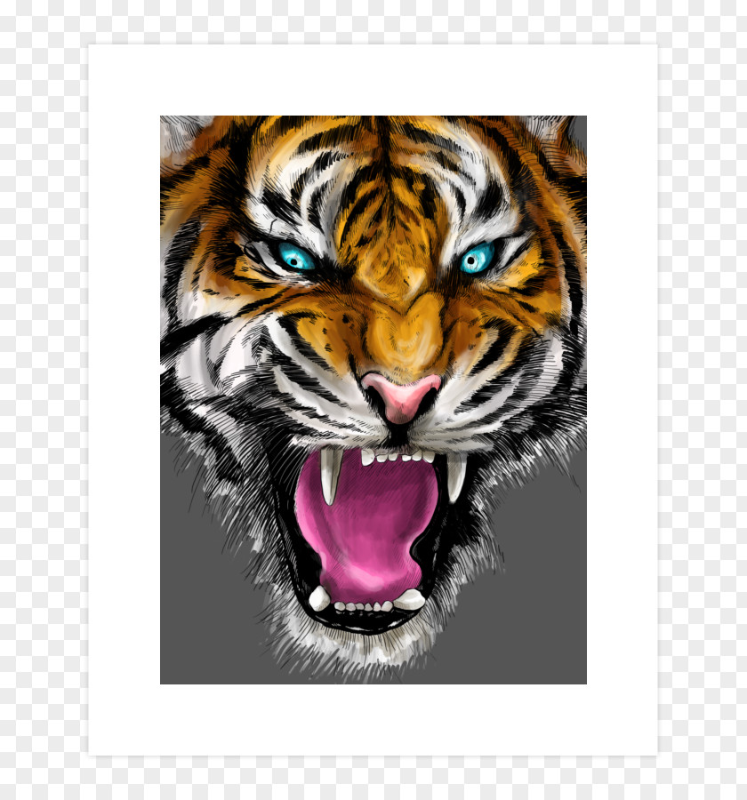 Tiger Digital Art Lion PNG