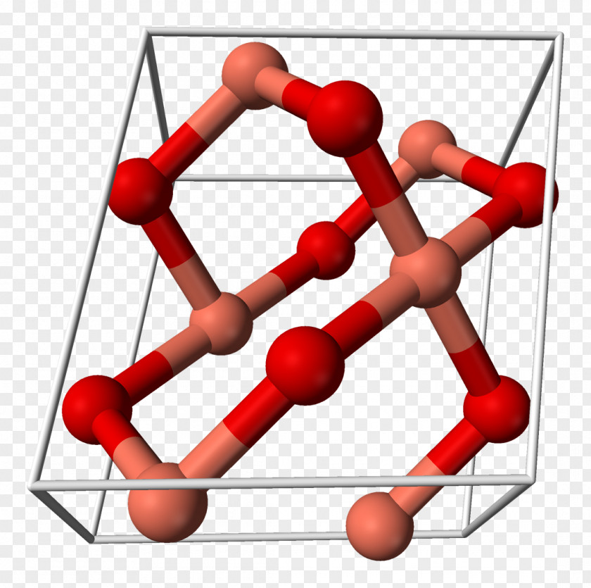 Copper(II) Oxide Copper(I) Crystal Structure PNG