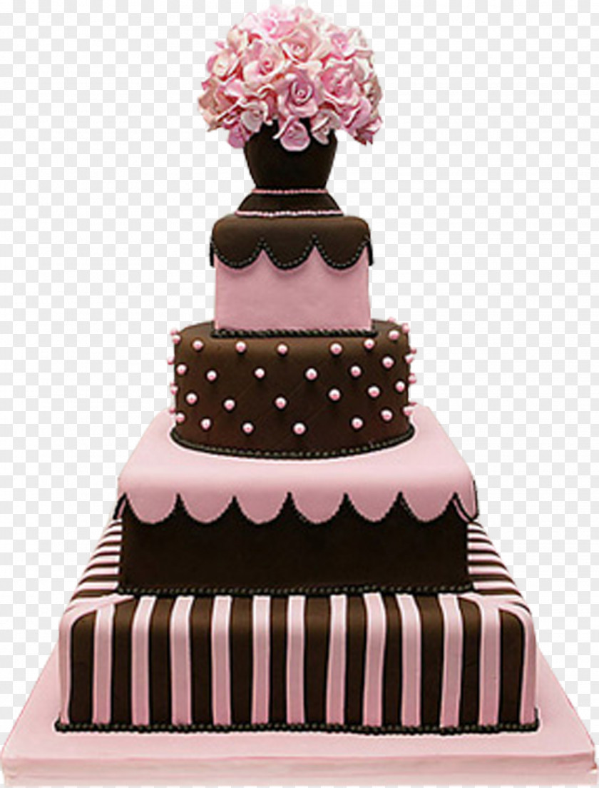 Flower Cake Wedding Torte Sugar Buttercream PNG