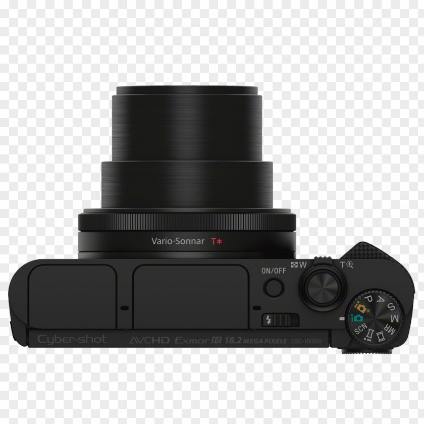 Top Shot Sony Cyber-shot DSC-HX90 DSC-RX100 Point-and-shoot Camera 索尼 Corporation PNG