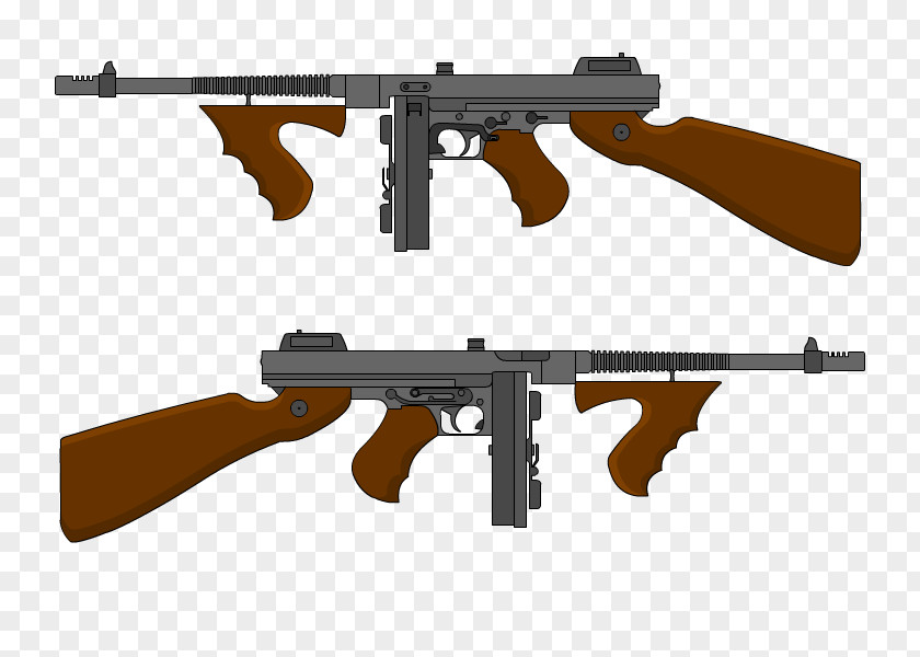 Weapon Airsoft Guns Thompson Submachine Gun Firearm PNG
