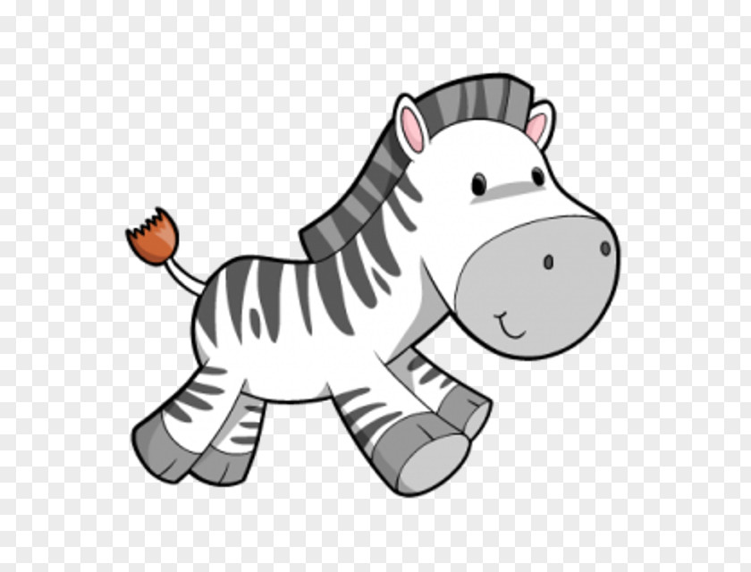 Cartoon Zebra Cuteness Clip Art PNG