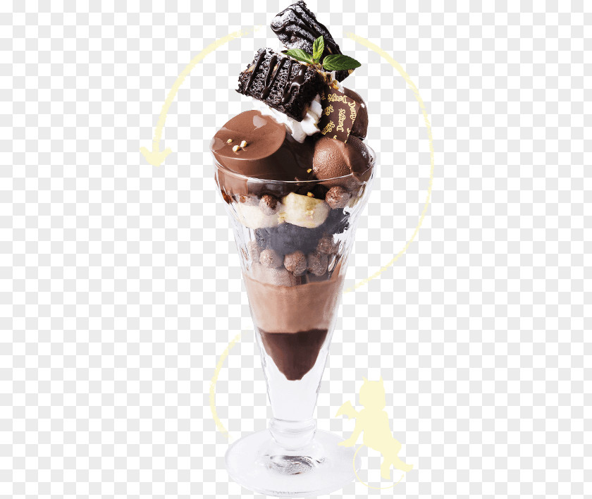 Devil And Angel Sundae Chocolate Ice Cream Knickerbocker Glory Parfait PNG