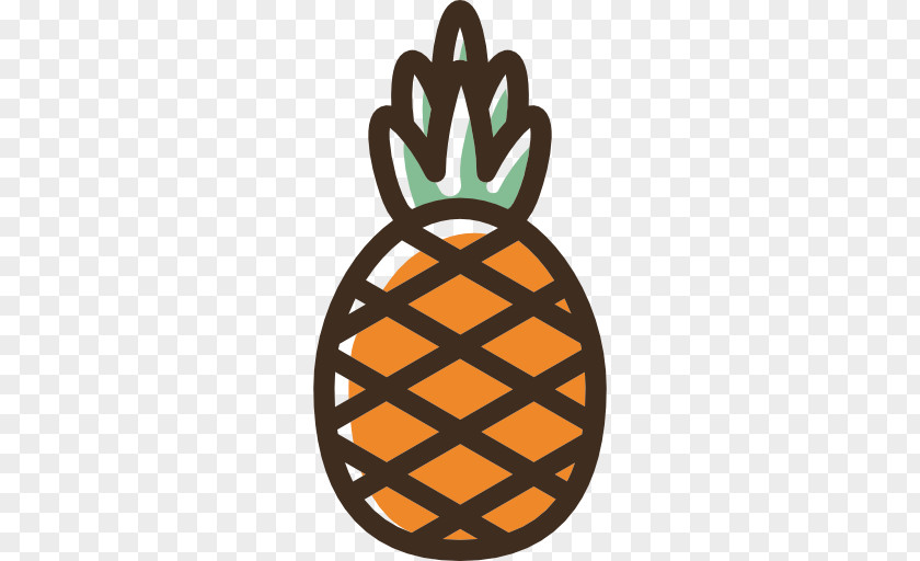 A Yellow Pineapple Icon PNG