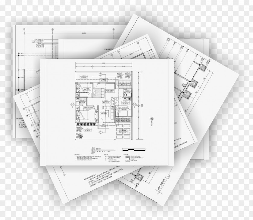 Design AutoCAD House Home Floor Plan PNG