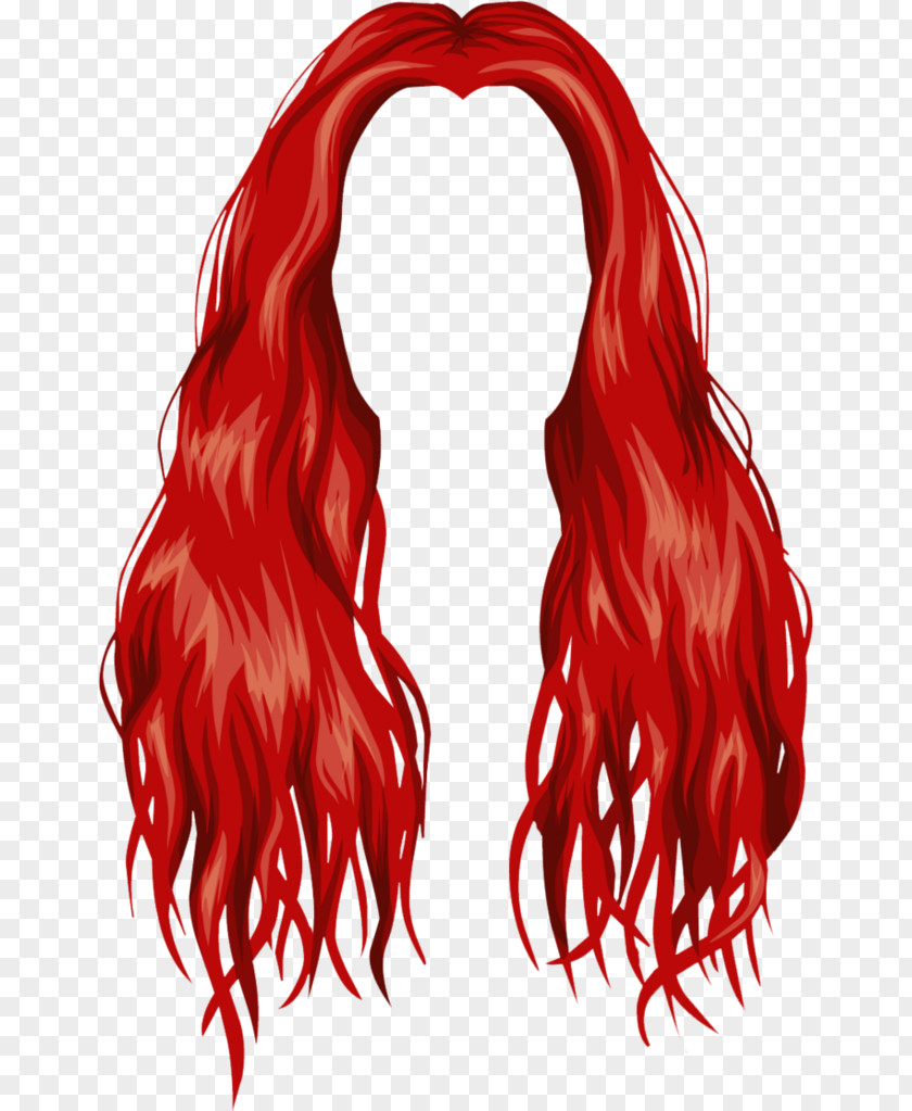 Dress Red Wig Hair Blond PNG