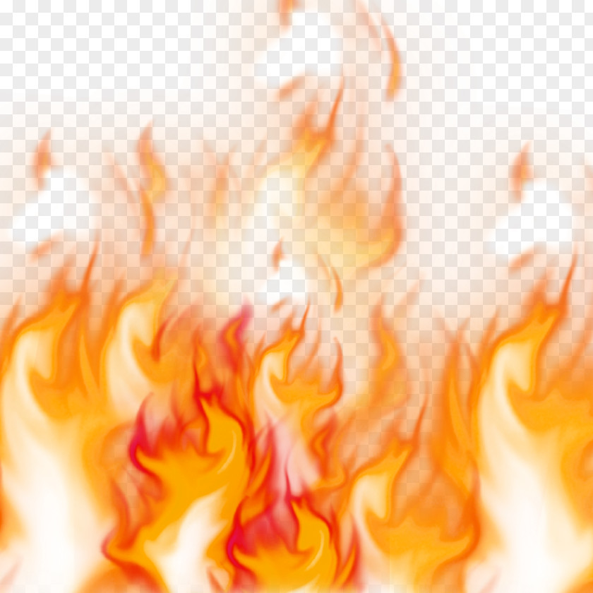 Red Flame Effect Element Light Combustion Fire PNG