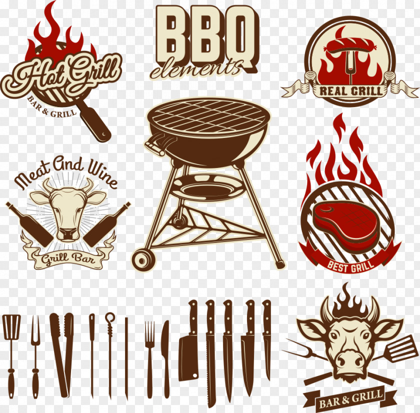 Vector Barbecue Topics Tab Chophouse Restaurant Kebab Grilling PNG