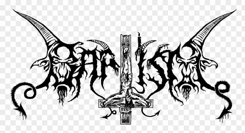 Baptism Black Metal Heavy Logo As The Darkness Enters PNG