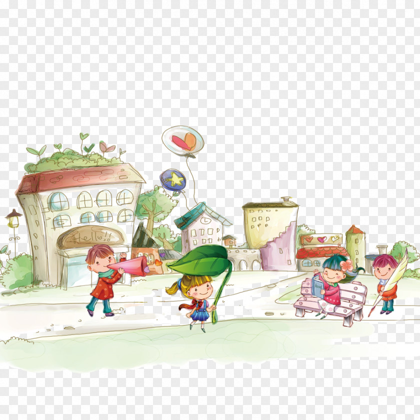 Illustration Fairy Tales Childrens Day Poster PNG