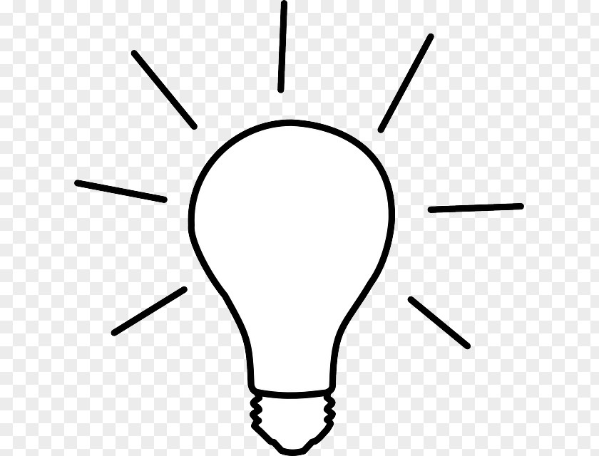 Lamp Idea Clip Art Incandescent Light Bulb Openclipart PNG