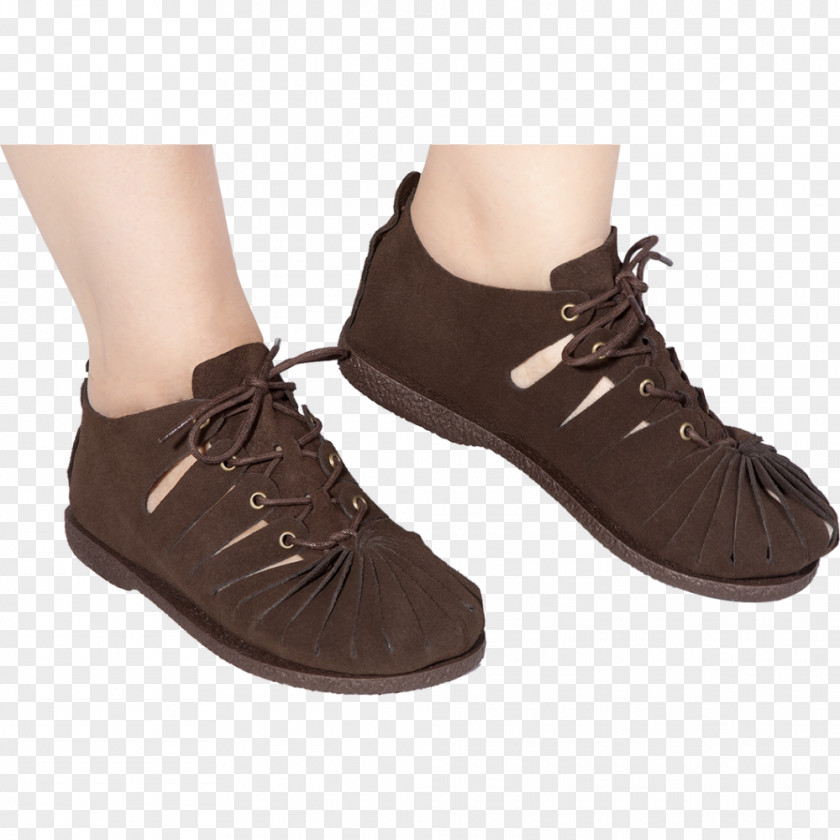 Sandalia Suede Shoe Sandal Brown Boot PNG