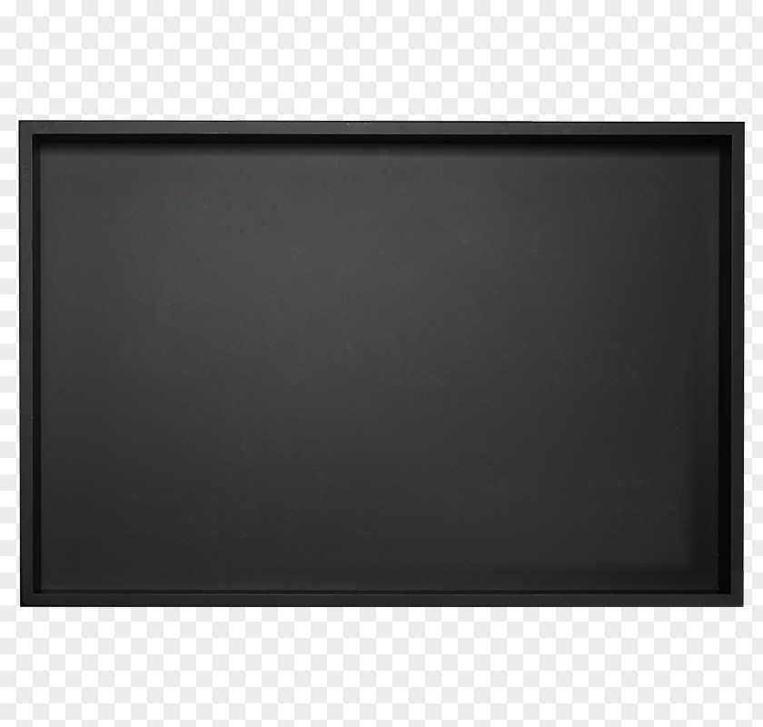 Wood Tray Table Rectangle Black Plate PNG