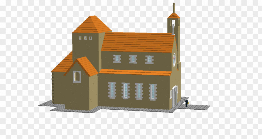 Cartoon Meadow Monastery Convent Monasticism Clip Art PNG