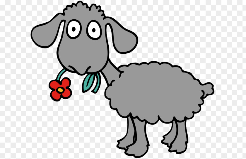 Line Art Livestock Cartoon Sheep PNG