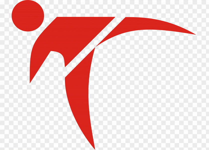 Taekwondo Simple Logo Design Free Download Karate Kick Sport PNG