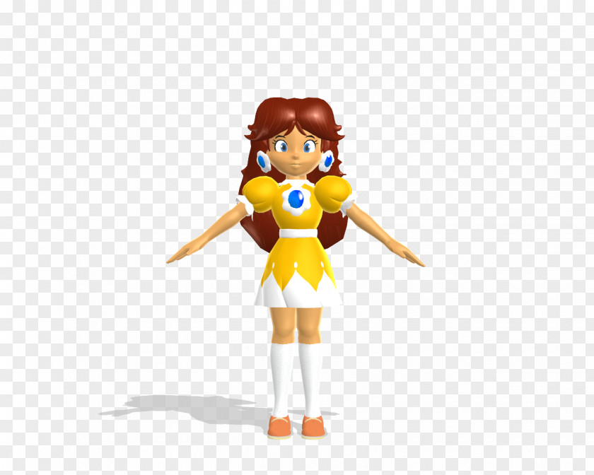 Tennis Princess Daisy Mario Peach Super Land PNG