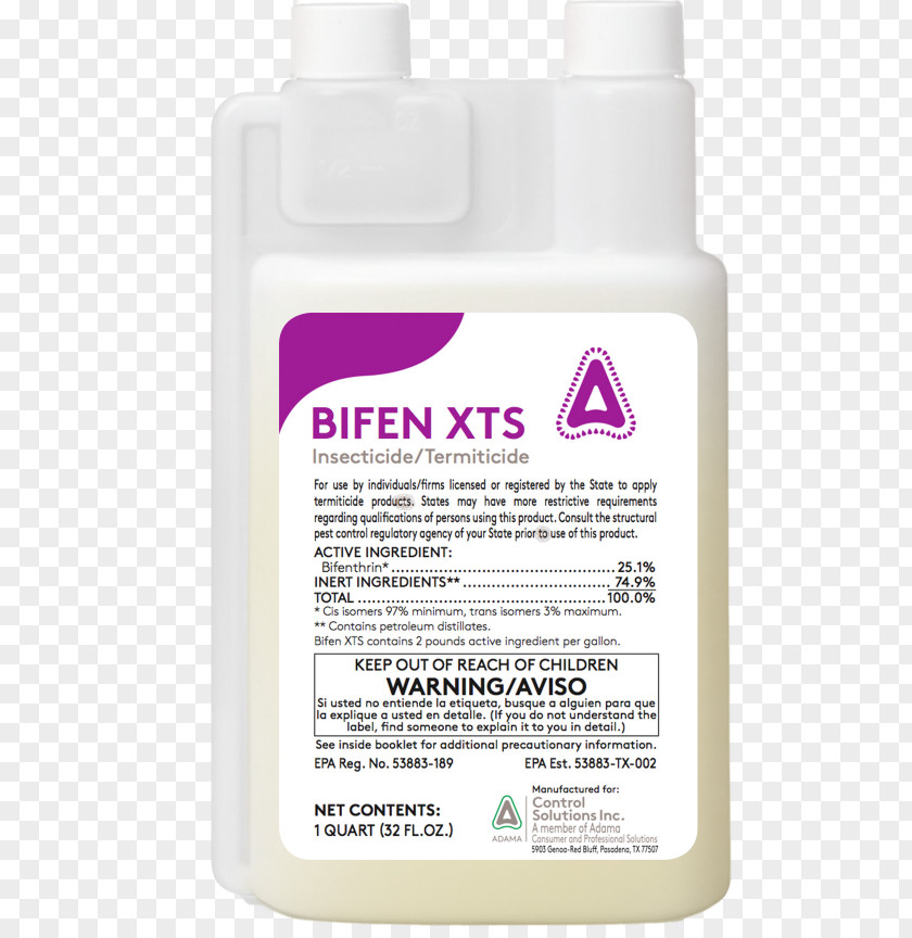Water Gallon Control Solutions 82004443 CSI Bifen XTS Insecticide/termiticide 2gal (2 X 1gal) Product Bifenthrin Pesticide PNG