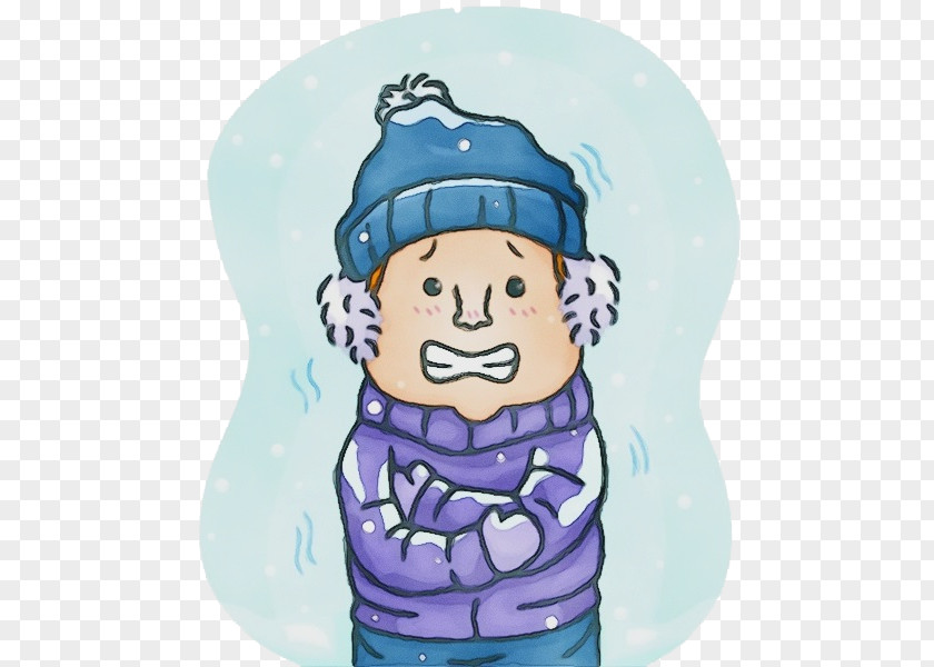 Cartoon Cold Snow Common Weather PNG