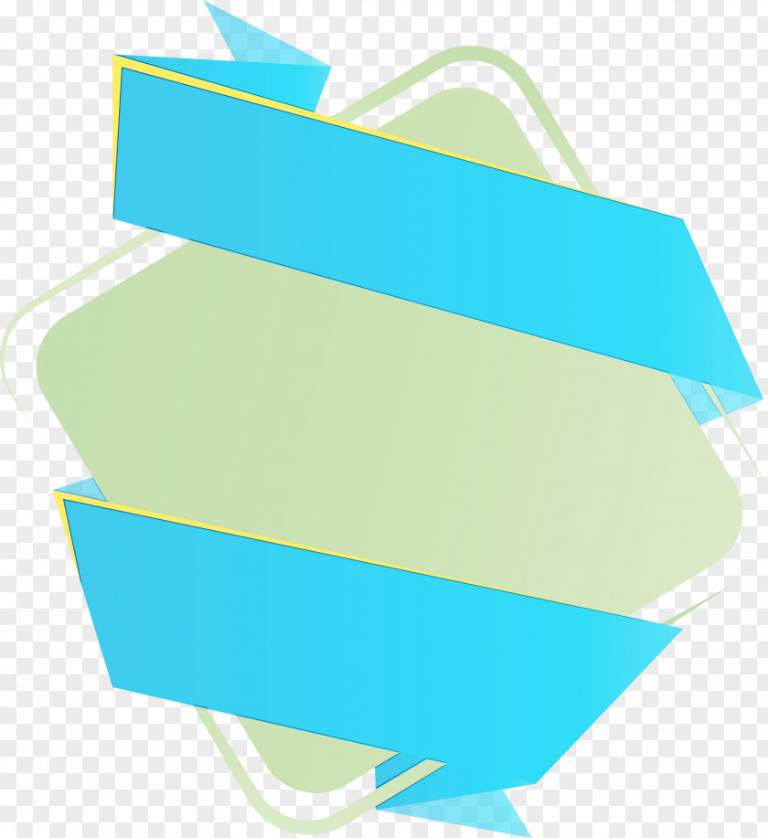 Paper Angle Line Meter Turquoise PNG