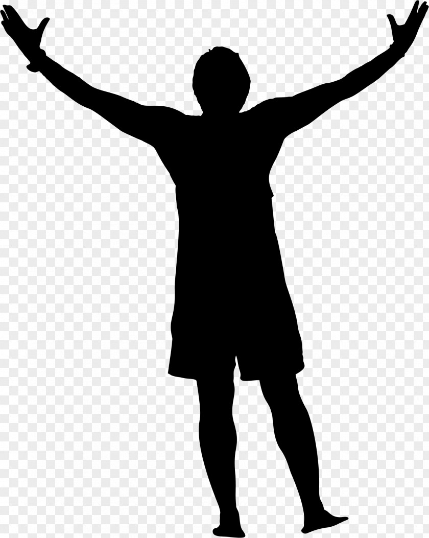 Podium Silhouette Man Clip Art PNG