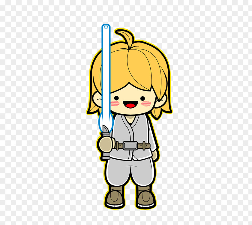 Star Wars Clipart Luke Skywalker Anakin Obi-Wan Kenobi Family PNG