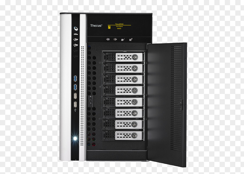 Top Angle Computer Cases & Housings Dell Thecus Network Storage Systems Serial ATA PNG