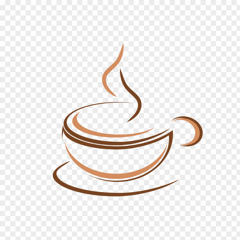 CAPUCCINO Cafe Coffee Logo Restaurant PNG