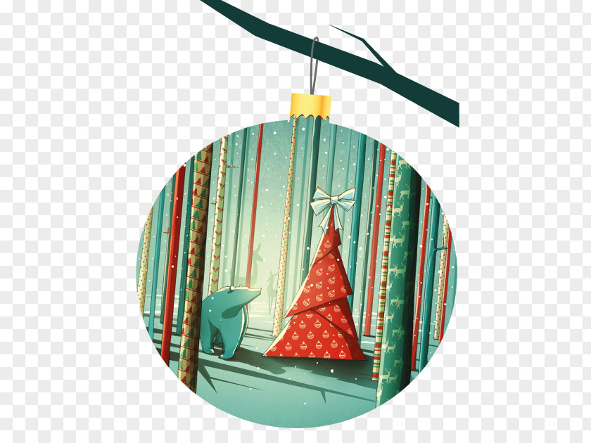 Christmas Ornament Teal PNG