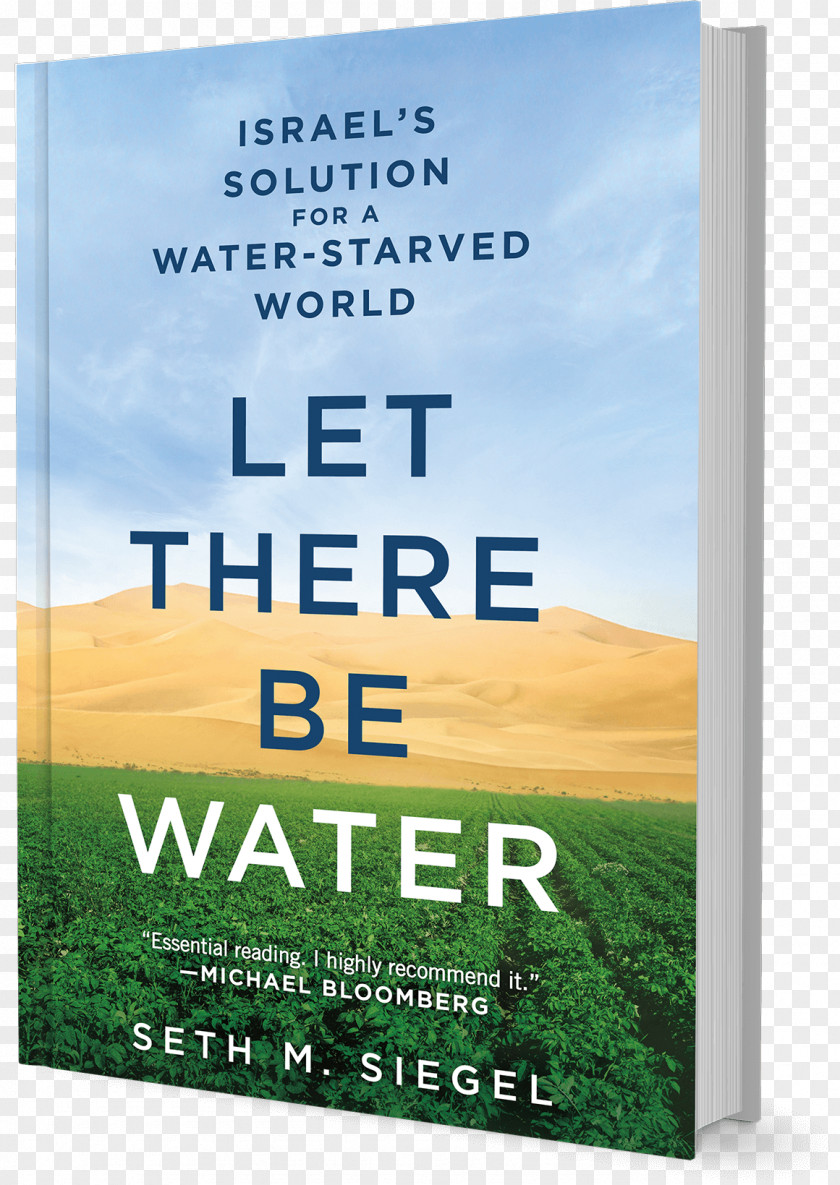 Energy Let There Be Water: Israel's Solution For A Water-Starved World Hardcover Advertising PNG