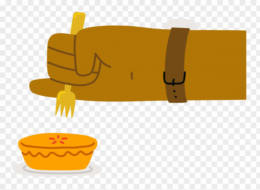 Hand Holding Pie PNG