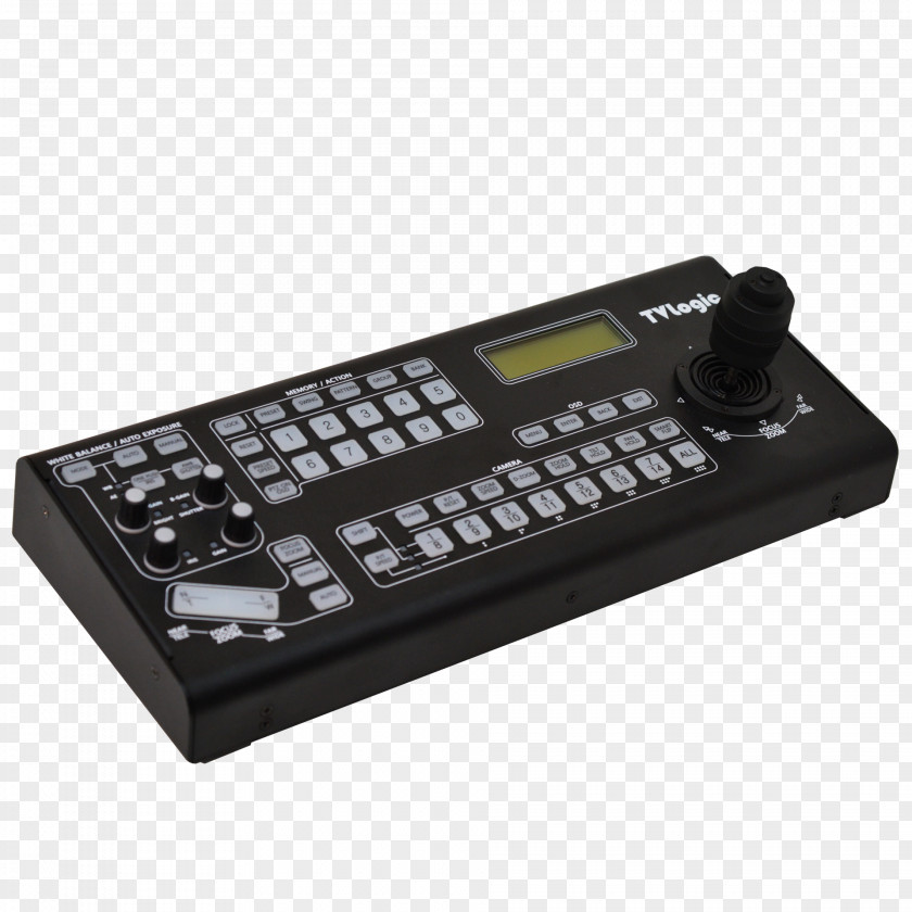 Joystick Microphone Computer Keyboard Audio Mixers Pan–tilt–zoom Camera PNG