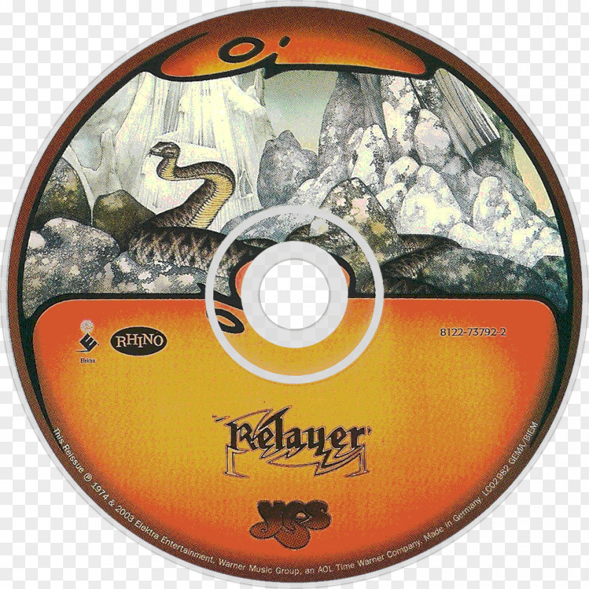 Yes Relayer Compact Disc Album Cover PNG
