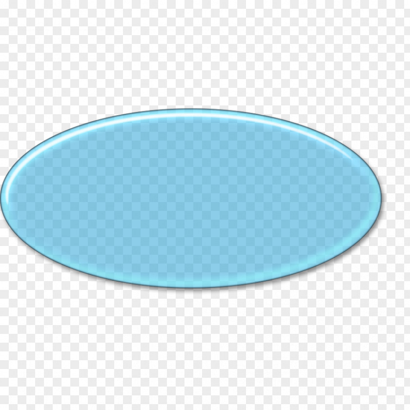 Design Turquoise Oval PNG