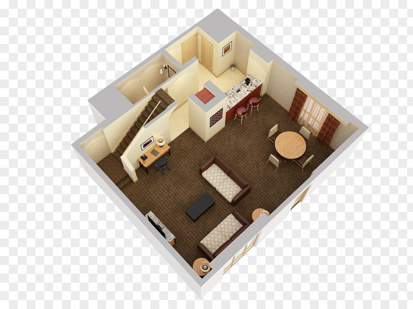 Hotel Pointe Hilton Squaw Peak Resort Floor Plan Suite Apartment PNG