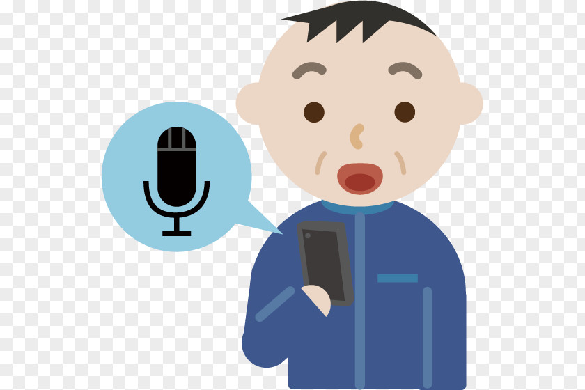 Middle-aged Male Lecturer Microphone Sound Recording And Reproduction Smartphone Facial Expression Woman PNG