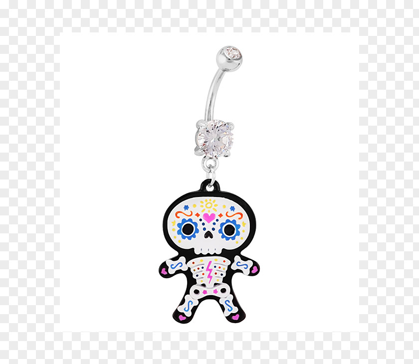 Silver Charms & Pendants Pink M Body Jewellery PNG