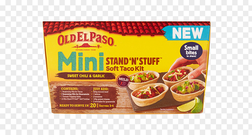 Chili Garlic Food Taco Old El Paso Dish Vegetarian Cuisine PNG