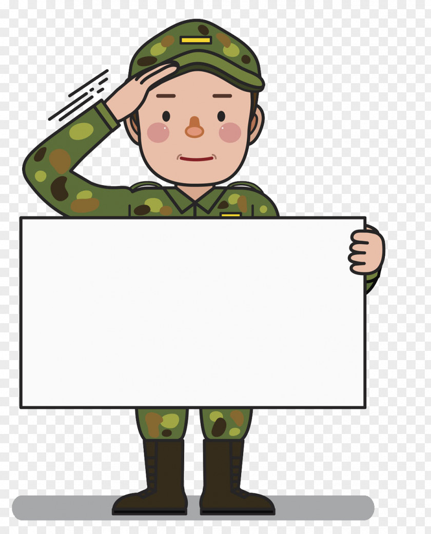 Flat Wind Force, PPT Soldier Military Service Personnel Troop Illustration PNG