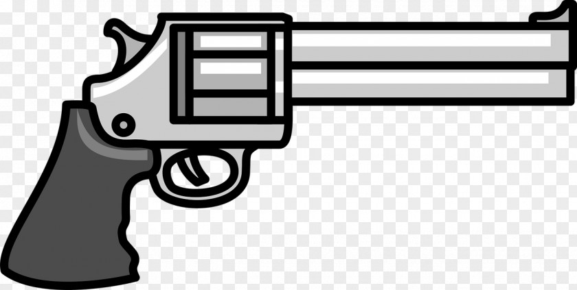 Hand Gun Firearm Pistol Cartoon Clip Art PNG