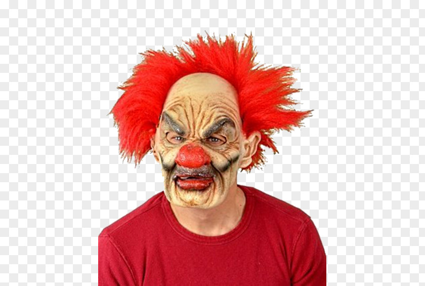 Mask Latex Clown Clothing Costume PNG
