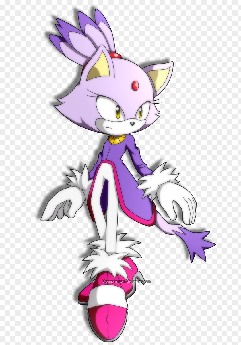 Blaze Sonic The Hedgehog Shadow Cat PNG