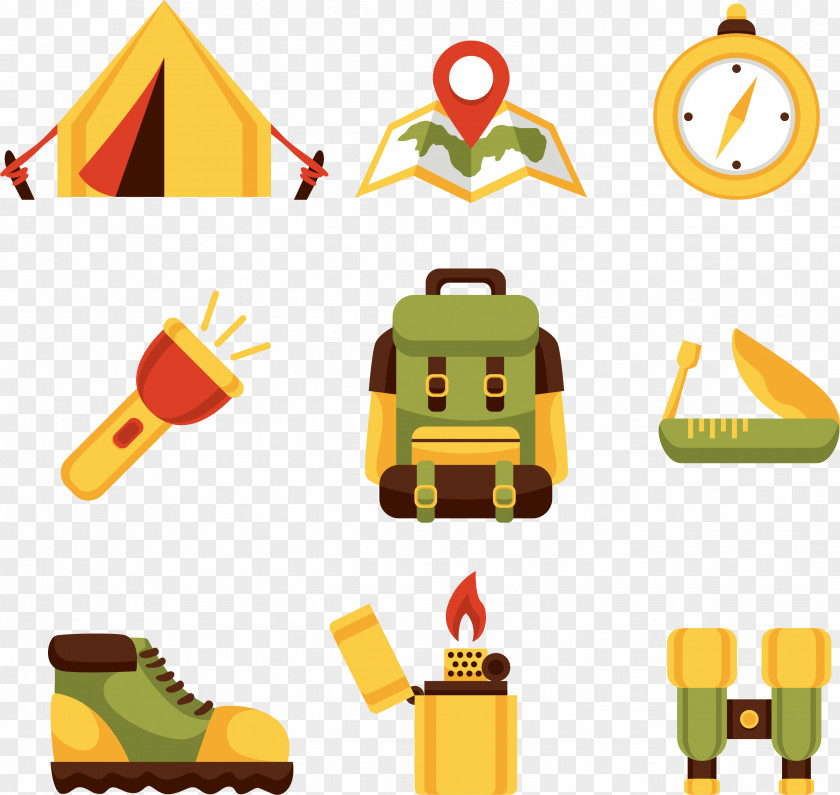Camping Background Vector Graphics Illustration Download PNG