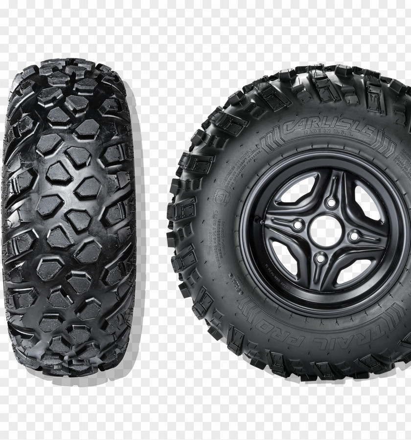 Carlisle Atv Tires All-terrain Vehicle Motor Side By Arctic Cat Trail PNG