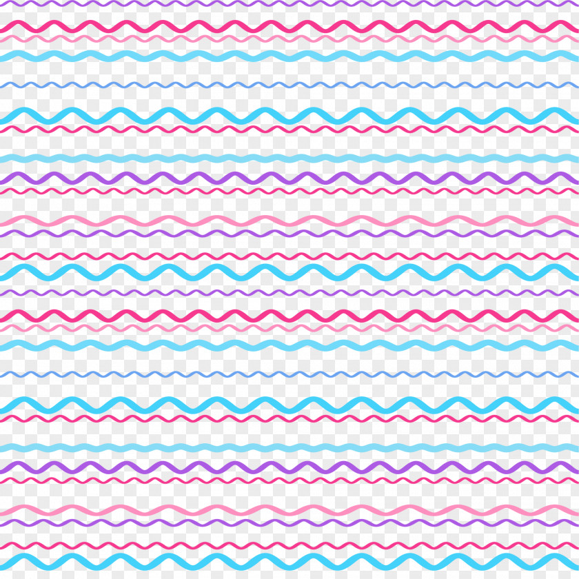 Colorful Wave Background Textile Pattern PNG