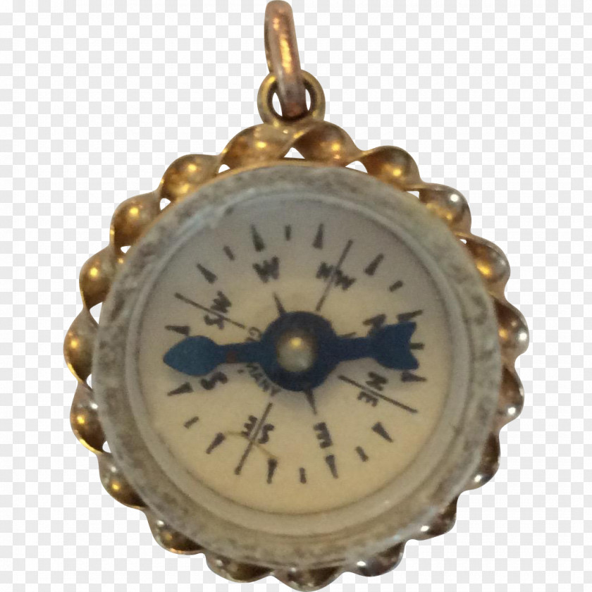 Compass Locket Charms & Pendants Jewellery 01504 Clock PNG
