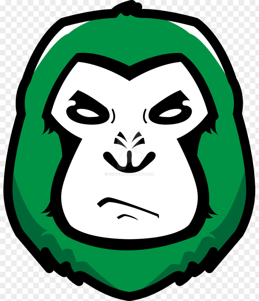 Gorilla Logo Character Fiction Clip Art PNG