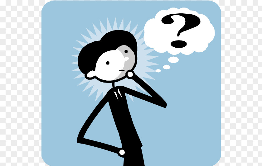 Question Cartoon Person Thought Clip Art PNG